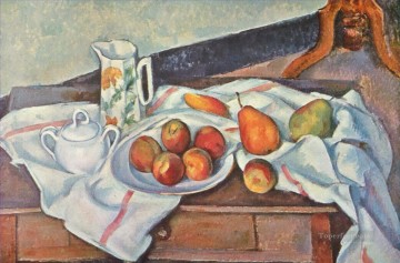  Cezanne Oil Painting - Still Life with Sugar Paul Cezanne